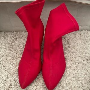 Red A new day sock boots